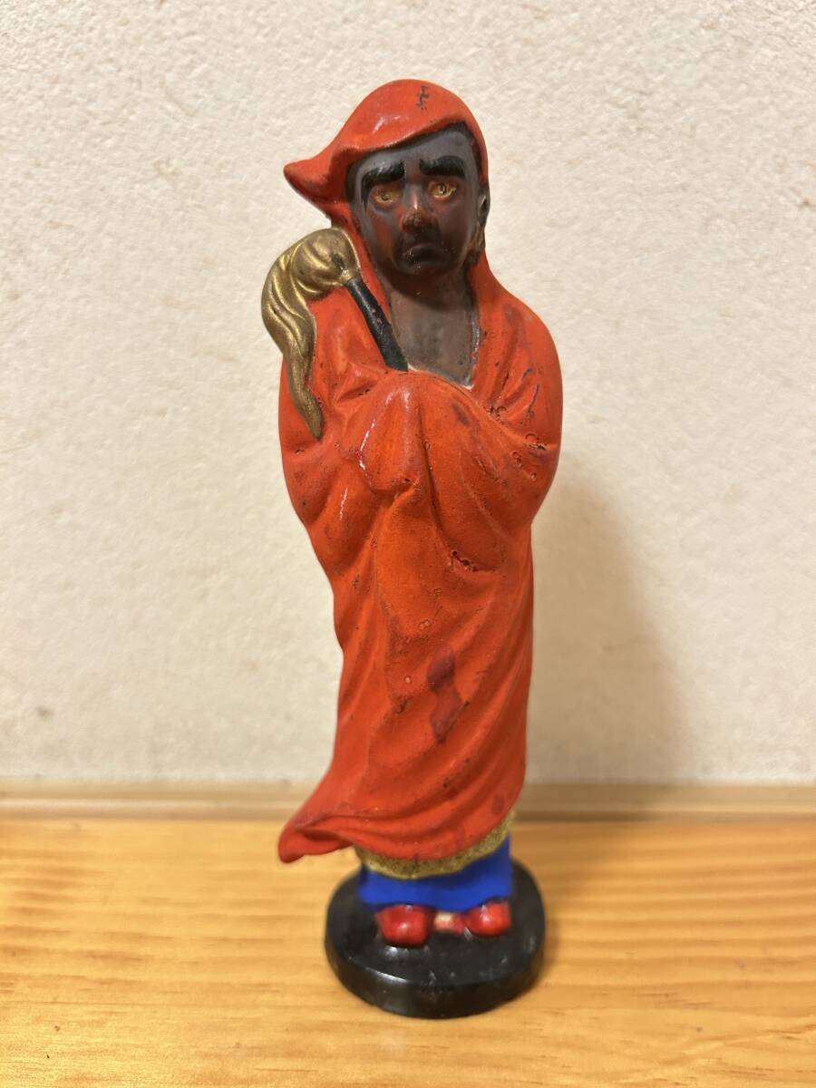 ☆ 大珍品！ 仏教美術 だるま大師 達磨大師 開運 禅宗 立姿 置物