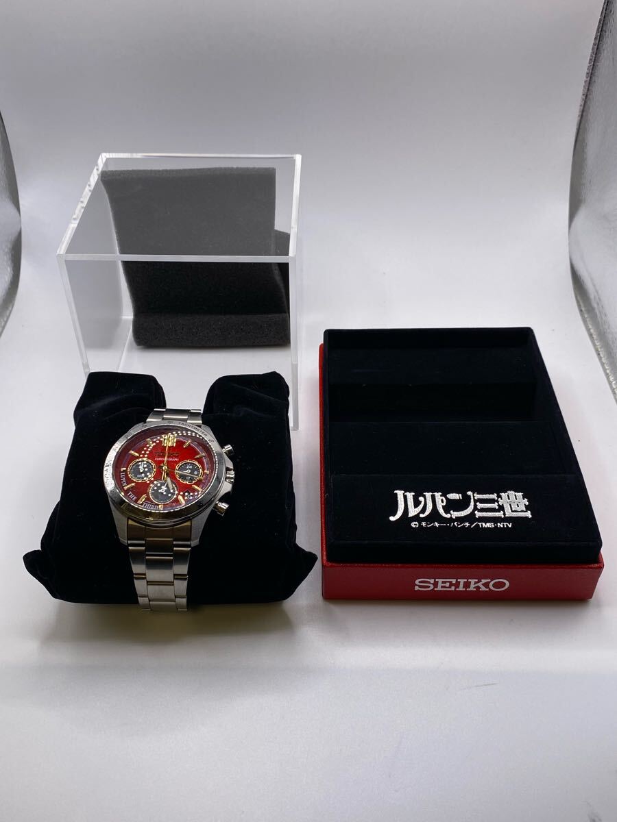 稼働品】▽SEIKO/セイコー ルパン三世 コラボウォッチ 8T63-02X0 稼働品】▽SEIKO/セイコー ルパン三世 コラボウォッチ 8T63-02X0