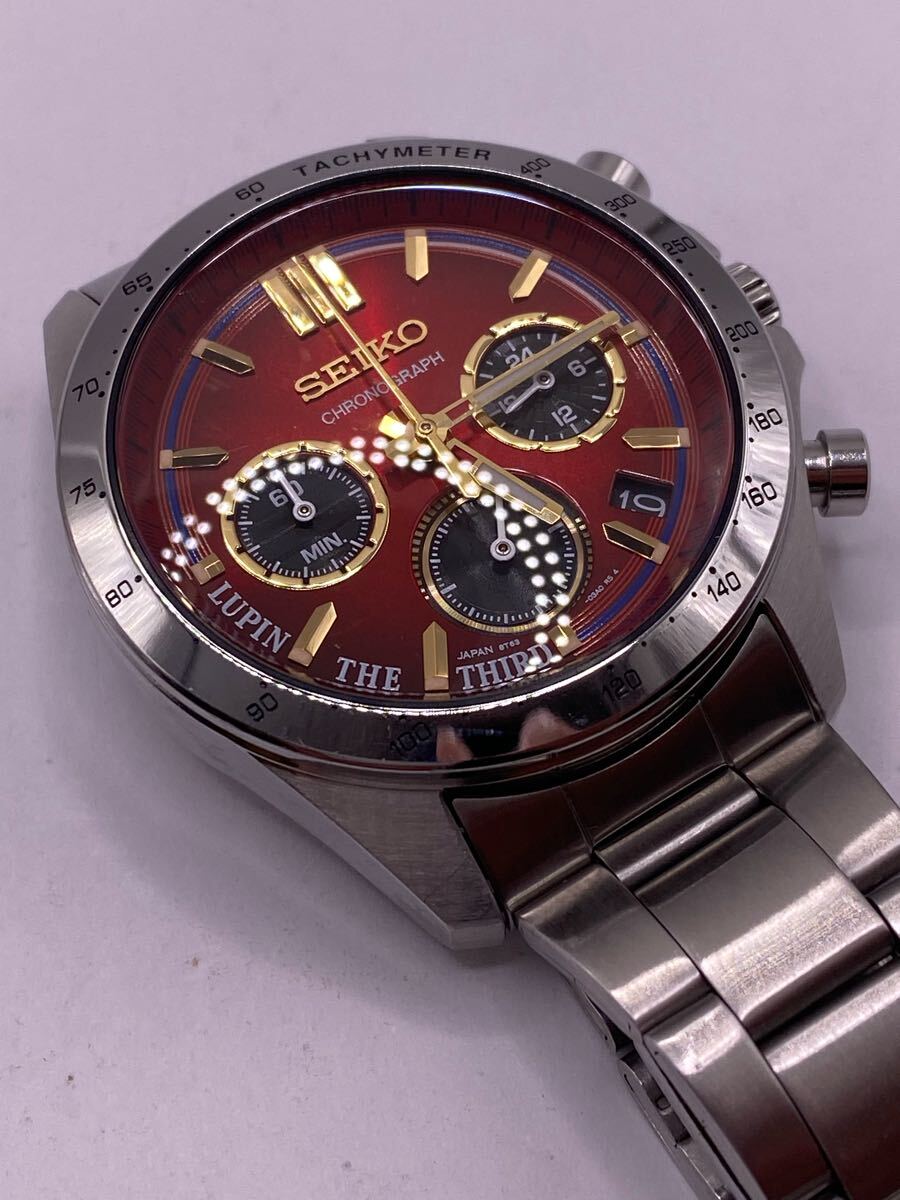 稼働品】▽SEIKO/セイコー ルパン三世 コラボウォッチ 8T63-02X0 稼働品】▽SEIKO/セイコー ルパン三世 コラボウォッチ 8T63-02X0