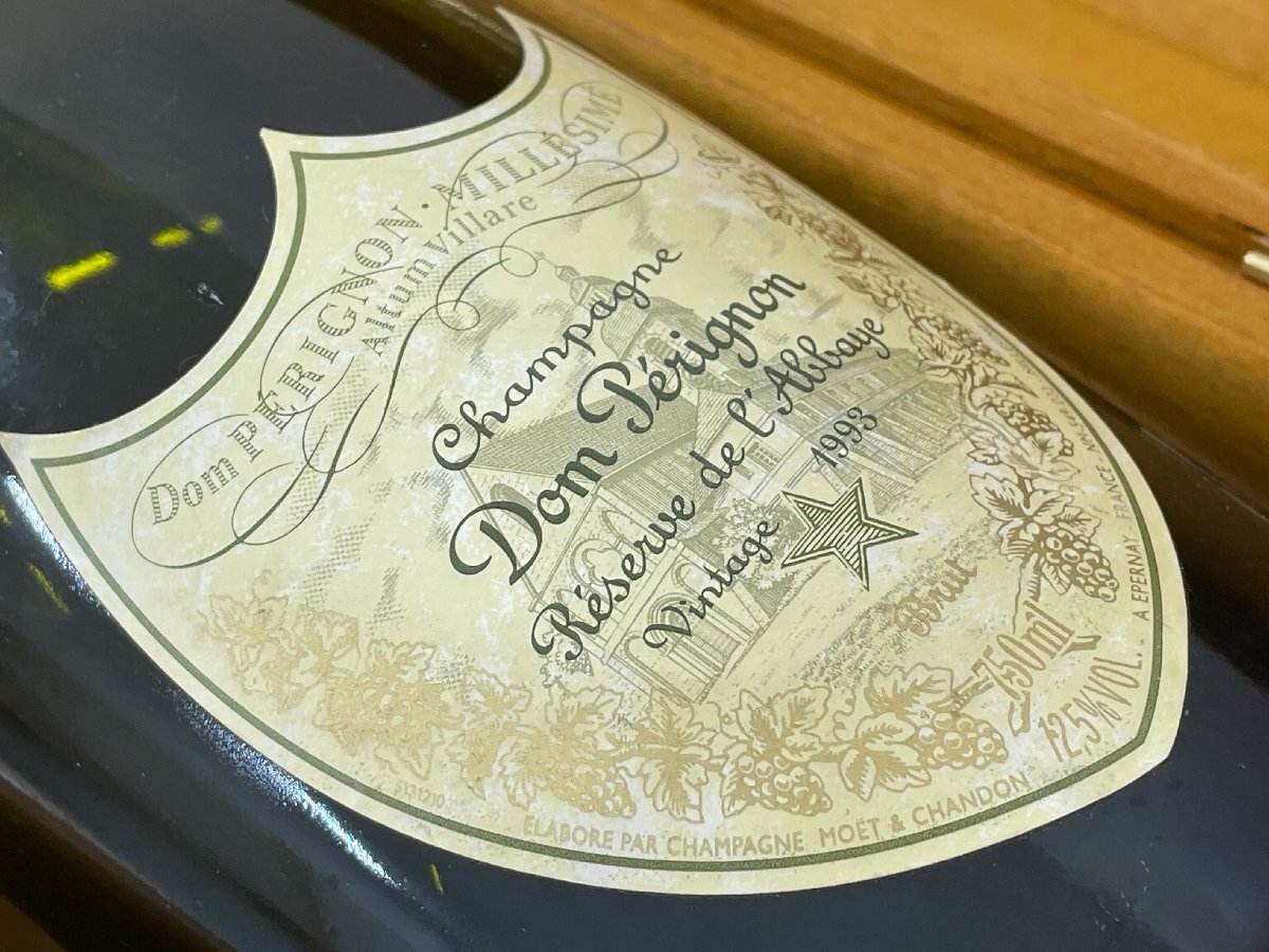 Z12012】空ボトル DOM PERIGNON(ドン ペリニヨン) レゼルヴドゥ Z12012】空ボトル DOM PERIGNON(ドン ペリニヨン) レゼルヴドゥ