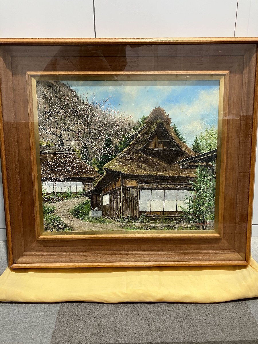 G39480】守家勤 『山に入る道』福島市飯坂町にて キャンバス裏 G39480】守家勤 『山に入る道』福島市飯坂町にて キャンバス裏