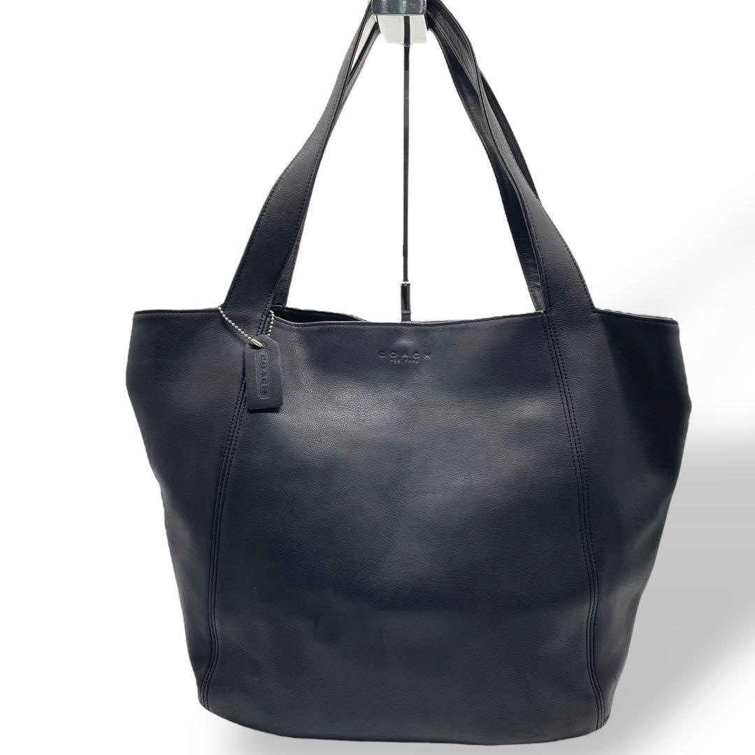 COACH オールドコーチ　トートバッグ　肩掛け　A4収納　黒　7303 美品】コーチオールドコーチトートバッグ大容量A4収納可能ブラウン