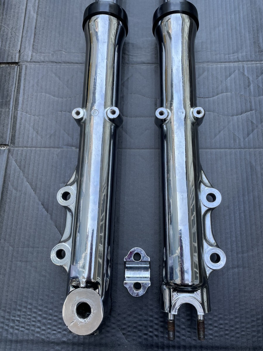 CB4OON フロントフォーク メッキ ダブルディスクCB250T CB400T CB4OON フロントフォーク メッキ ダブルディスクCB250T CB400T