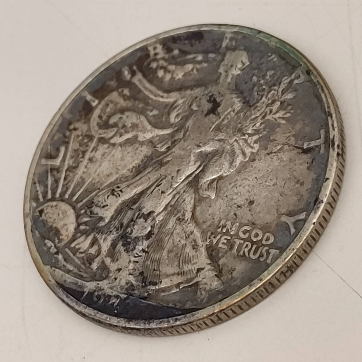 21801 アメリカ ハーフダラー 1943年 リバティ 銀貨 21801 アメリカ ハーフダラー 1943年 リバティ 銀貨