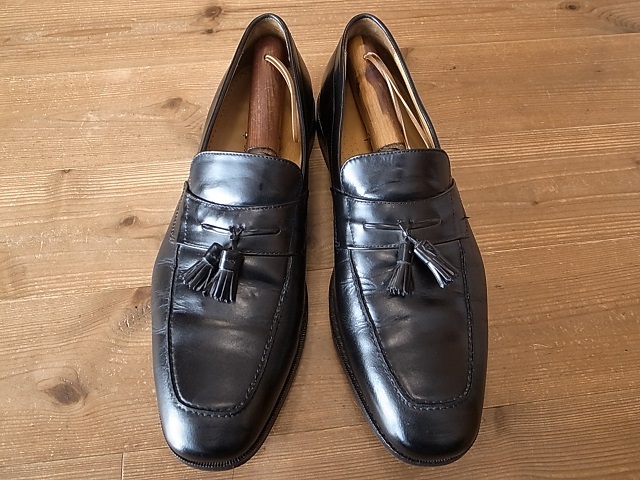 COLE HAAN コールハーン 革靴 黒 タッセル ローファー スリッポン レザーシューズ USA仕入 サイズ 101/2M 約 28.5㎝ 