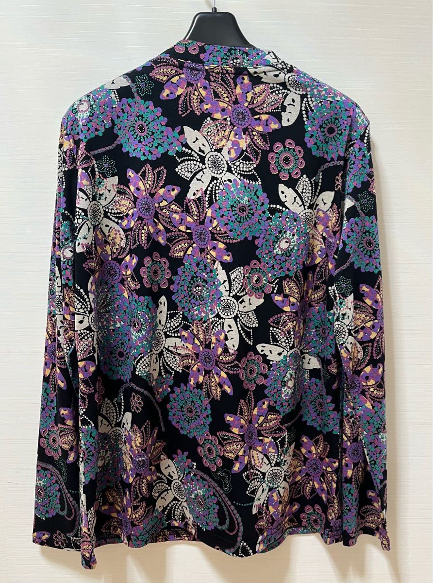 [新品] 激安・在庫処分　M～Lサイズ　レディース綿混カットソー　ミセスカットソー　婦人カットソー　大きい花柄