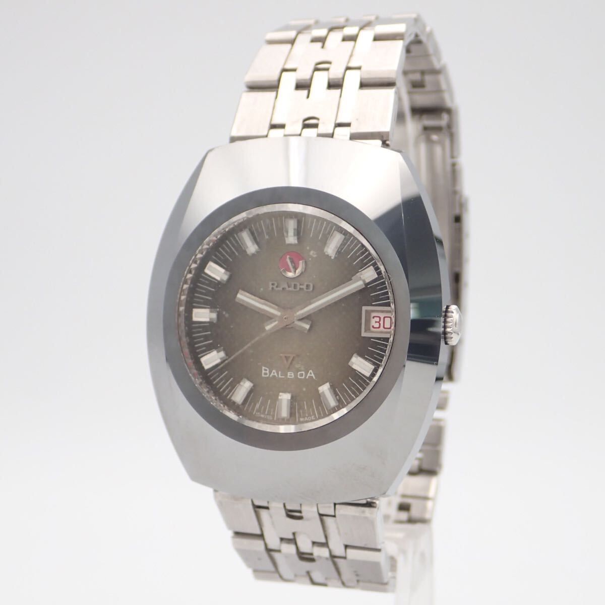 お03009/RADO ラドー/バルボアV/自動巻/メンズ腕時計/カット