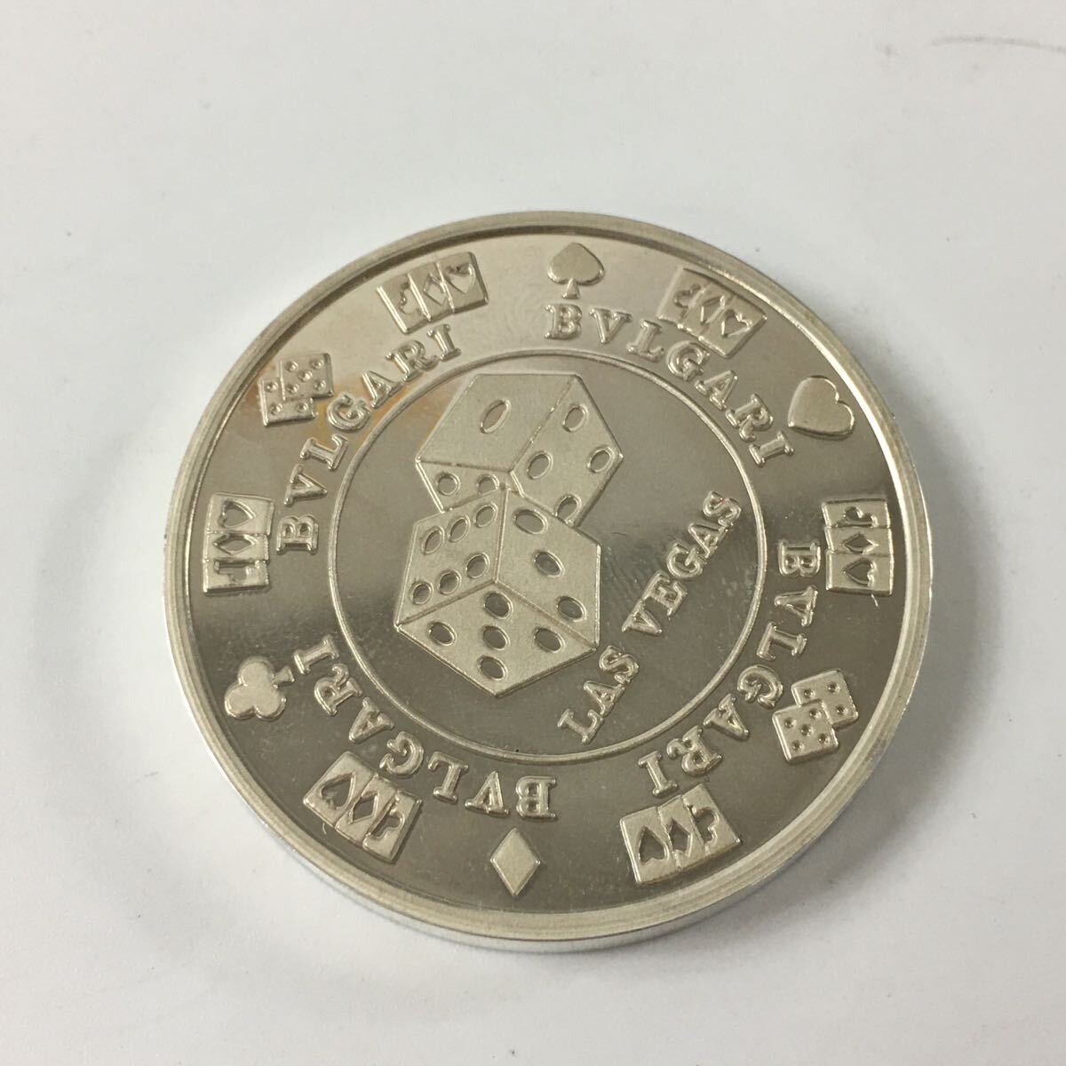 1円 BVLGARI ブルガリ SV925 ラスベガス限定 記念コイン メダル