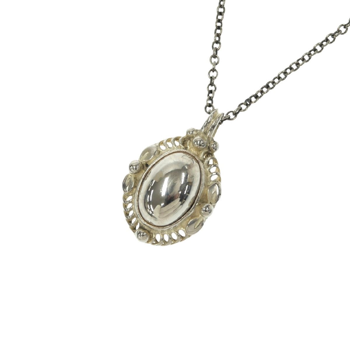 1円スタート Georg Jensen ジョージジェンセン イヤーネックレス