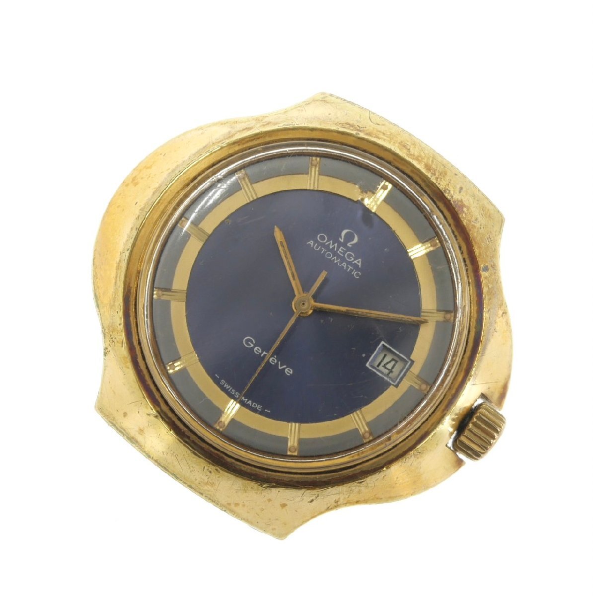 【即納！最大半額！】 稼働品 1円スタート OMEGA デイト ジュネーブ Geneve オメガ 時計