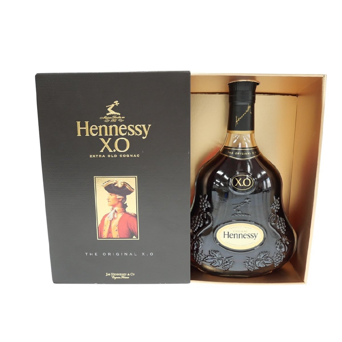 1円スタート 未開栓 Hennessy ヘネシー XO クリアボトル 黒 1円スタート 未開栓 Hennessy ヘネシー XO クリアボトル 黒