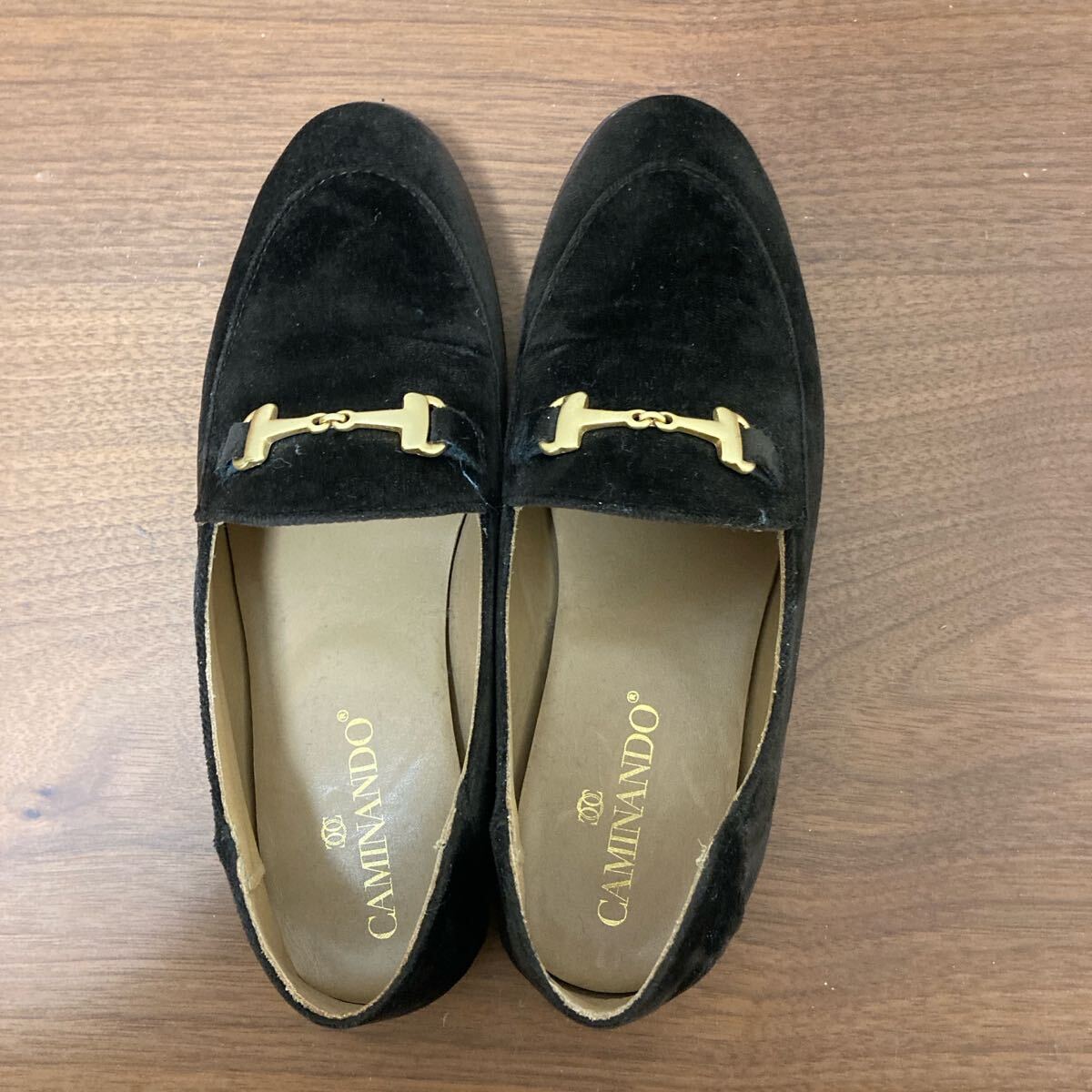 美品 CAMINANDO ベロアビットローファー スリッポン ブラウン スエード Deuxieme Classe ドゥーズィエムクラス_画像4