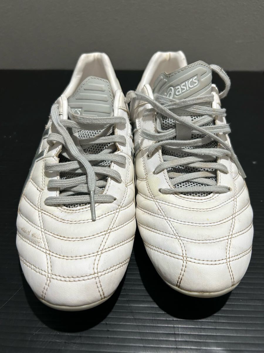 D(0312d7)サッカースパイク asics アシックス TSI754 ホワイトX D(0312d7)サッカースパイク asics アシックス TSI754 ホワイトX