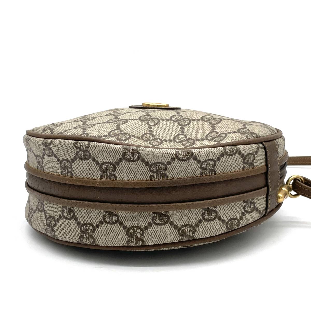 1円 べたなし 極美品 GUCCI オールドグッチ GG柄 ブラウン 1円 べたなし 極美品 GUCCI オールドグッチ GG柄 ブラウン