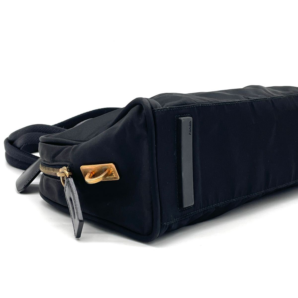 1円 美品 PRADA プラダ テスートナイロン レザー ブラック 1円 美品 PRADA プラダ テスートナイロン レザー ブラック