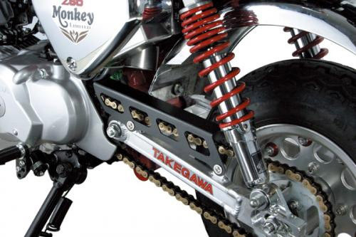 スペシャルパーツ武川 SP武川 モンキー・ゴリラ Z50J / AB27用 アルミ製Zスタイルチェーンガード ブラック 09-09-0040_画像2