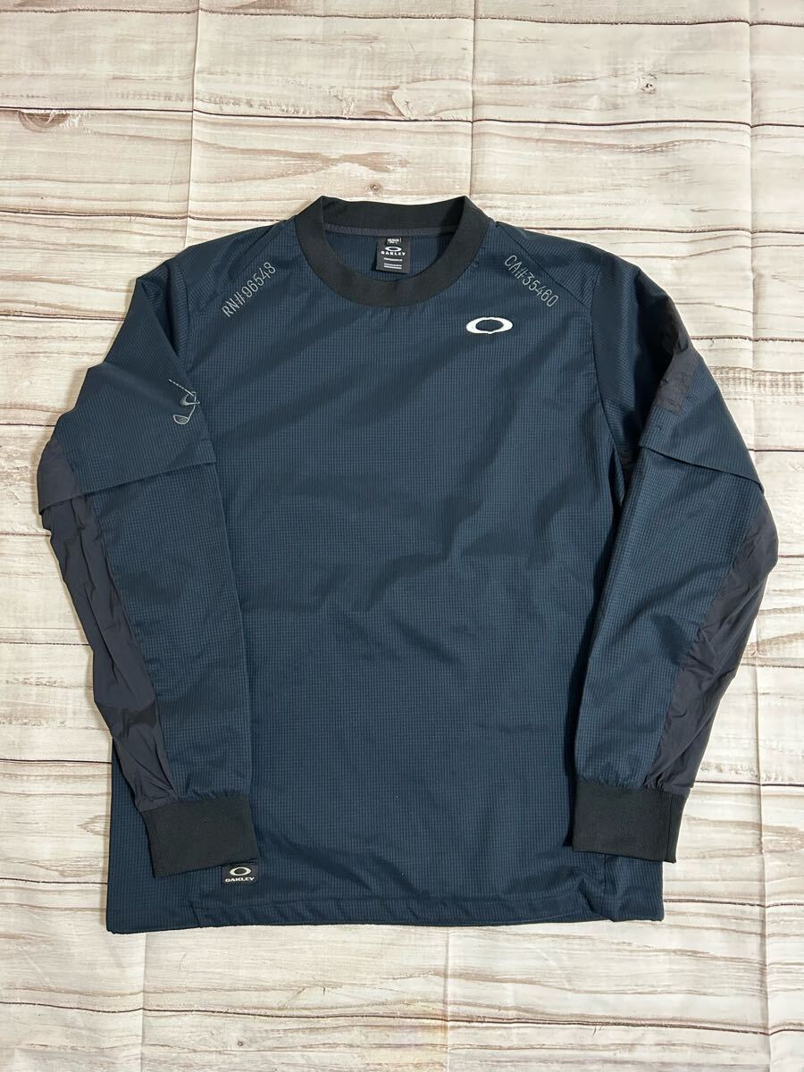 オークリー ピステ プルオーバー ゴルフ 2way OAKLAY 半袖 長袖 L