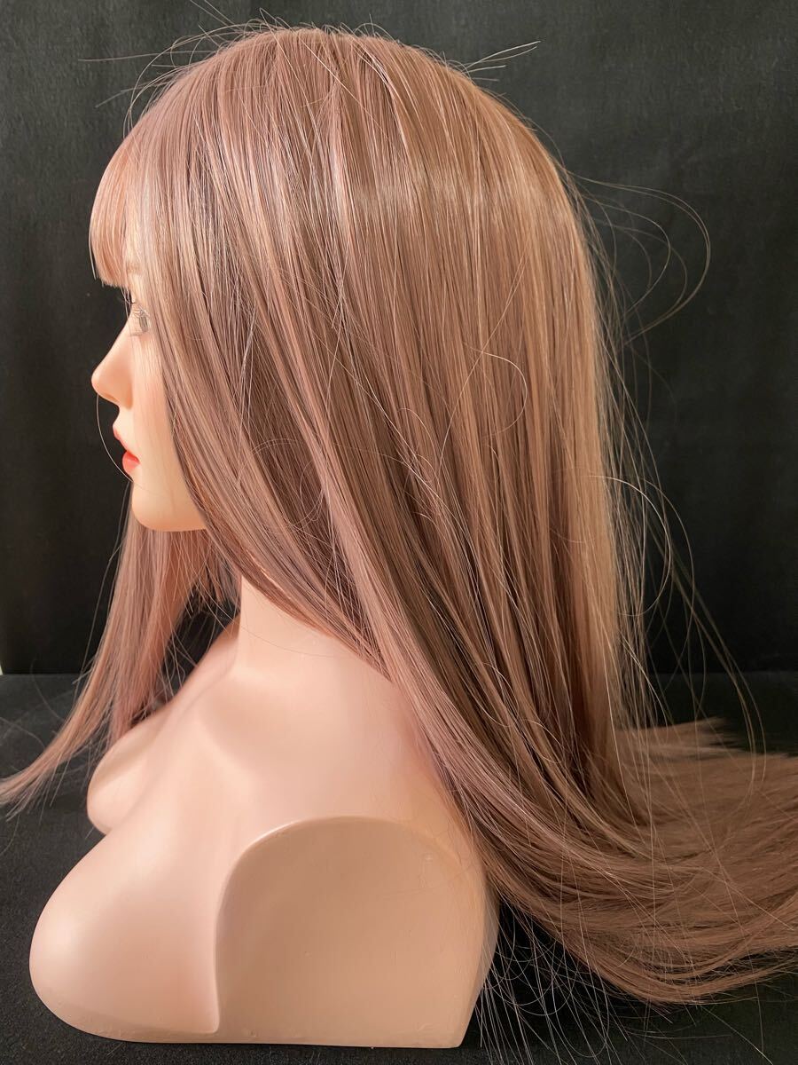 1/1リアルドールヘッド 等身大 カスタム向け 口可動 モヘア植毛 1/1リアルドールヘッド 等身大 カスタム向け 口可動 モヘア植毛