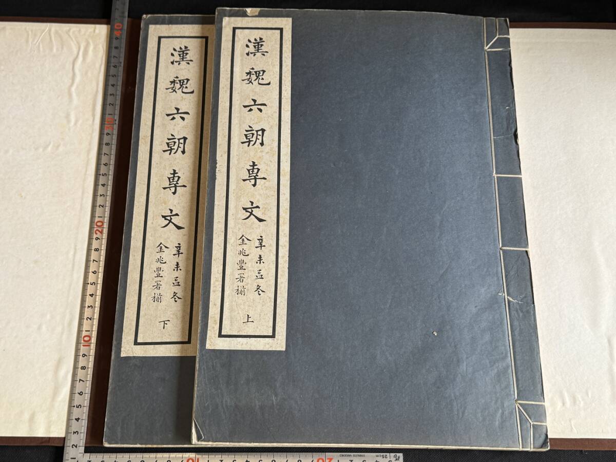 9漢魏六朝專文 中国古専瓦拓本影入 帙入白紙大判二冊揃 検和本唐 9漢魏六朝專文 中国古専瓦拓本影入 帙入白紙大判二冊揃 検和本唐