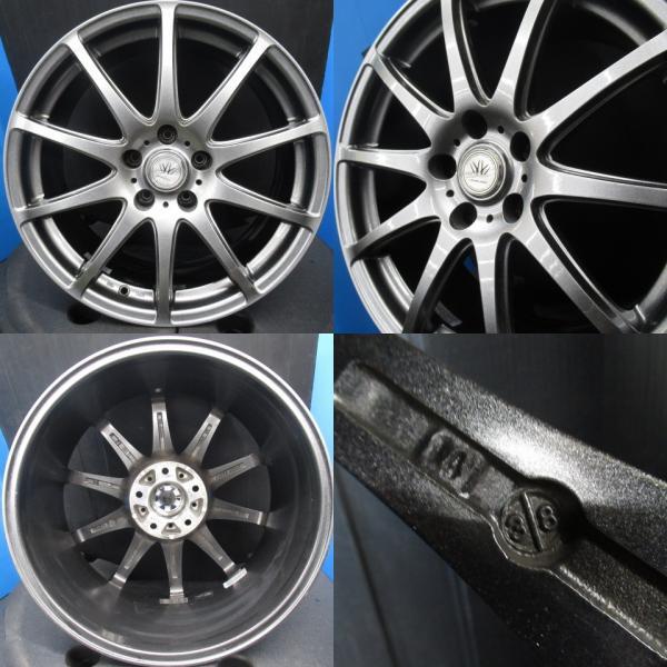 235/50R18アルファード ヴェルファイア エルグランド 4本セット 新品夏タイヤ中古ホイール 18インチ トヨタ AGH30W AGH35W ANH20W 小_画像4