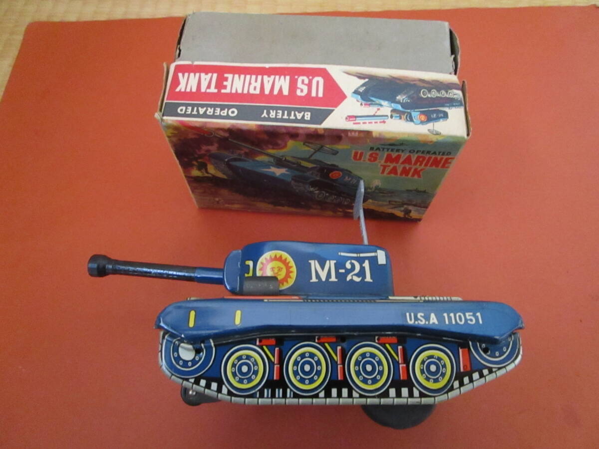 米澤玩具 ブリキ戦車 US.MARINE TANK 電動(ブリキ)|売買された 米澤玩具 ブリキ戦車 US.MARINE TANK 電動(ブリキ)|売買された