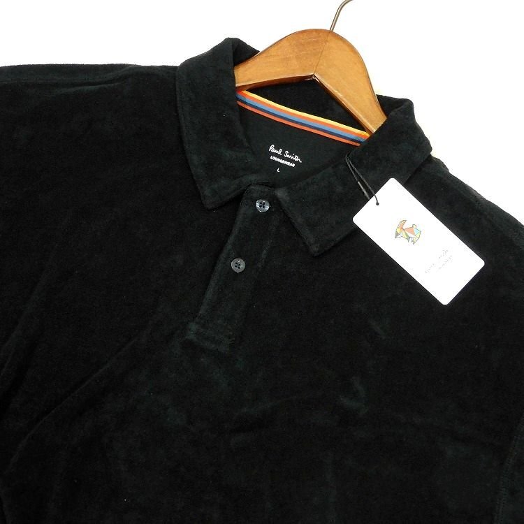 新品 定価13,200円 ポールスミス 半袖 ポロシャツ L 黒 リッチ 新品 定価13,200円 ポールスミス 半袖 ポロシャツ L 黒 リッチ