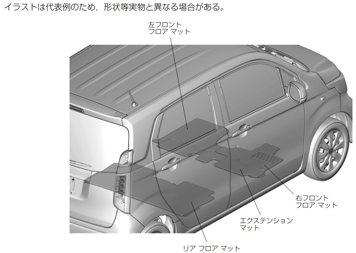 !_# Honda N-WGN/N-WGN Custrom(JH1/JH2) для оригинальный пол ковровое покрытие коврик premium модель цвет : серый ( растягивание коврик есть )
