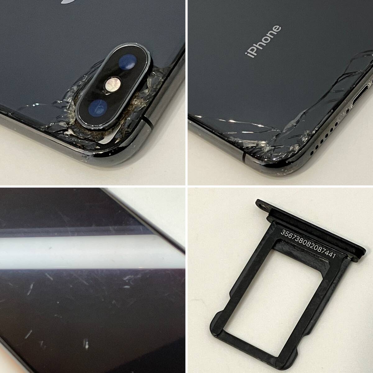 中古/ジャンク】SIMフリー iPhone X 64GB スペースグレイ MQAX2J 中古/ジャンク】SIMフリー iPhone X 64GB スペースグレイ MQAX2J