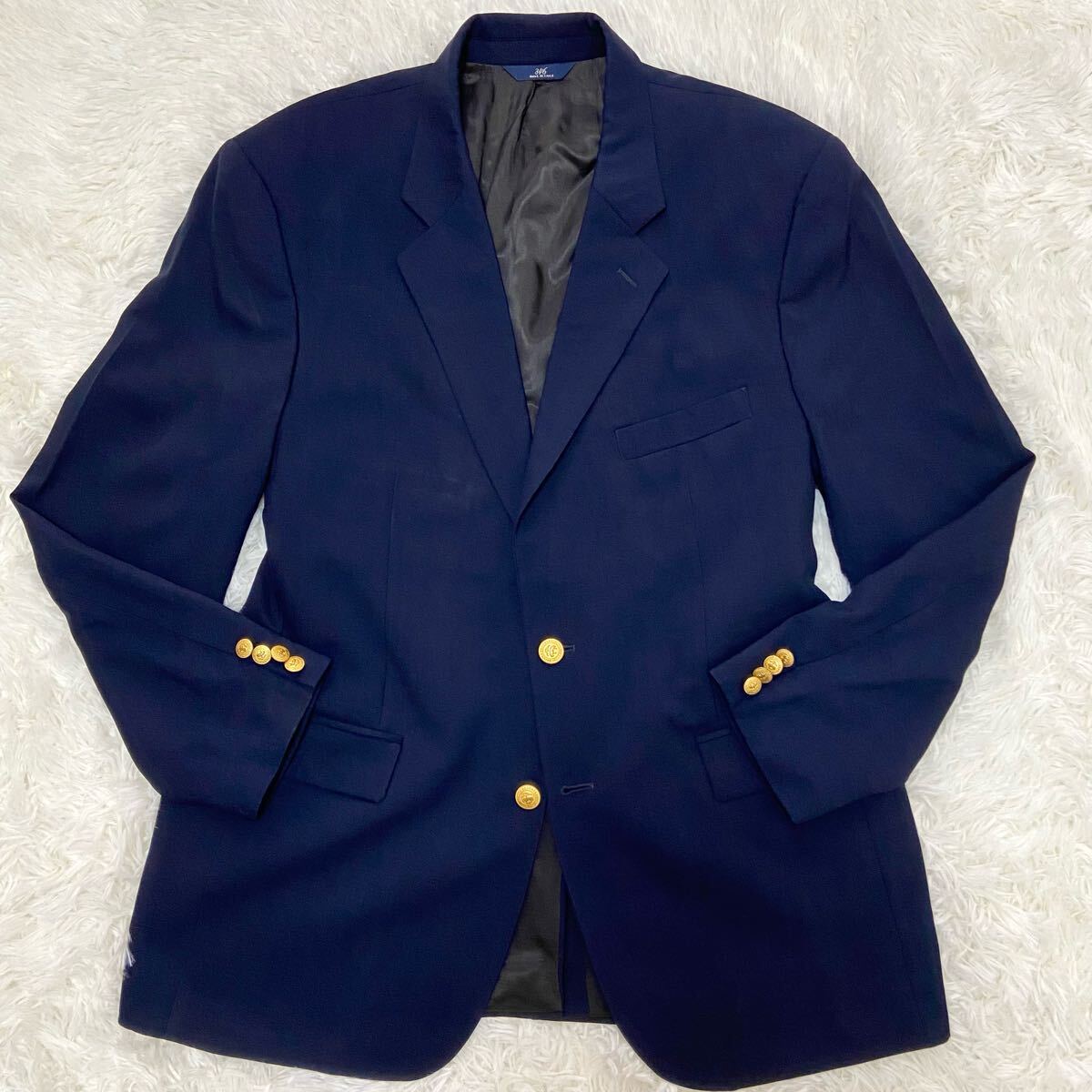 美品】2XLサイズ Brooks Brothers ブルックスブラザーズ 紺ブレ 美品】2XLサイズ Brooks Brothers ブルックスブラザーズ 紺ブレ