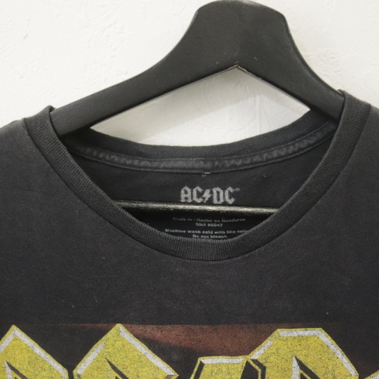 Q277 2000年代製 ACDC 半袖Tシャツ□00s 表記XLサイズ ブラック Q277 2000年代製 ACDC 半袖Tシャツ□00s 表記XLサイズ ブラック