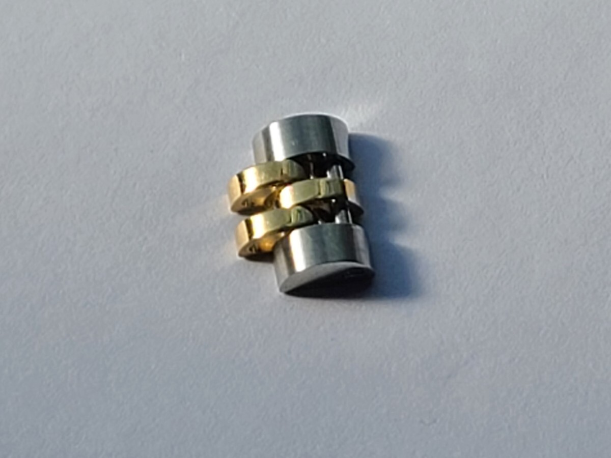 送料込□ROLEXレディース10ミリ18K/SS18金コンビ純正コマ 送料込□ROLEXレディース10ミリ18K/SS18金コンビ純正コマ