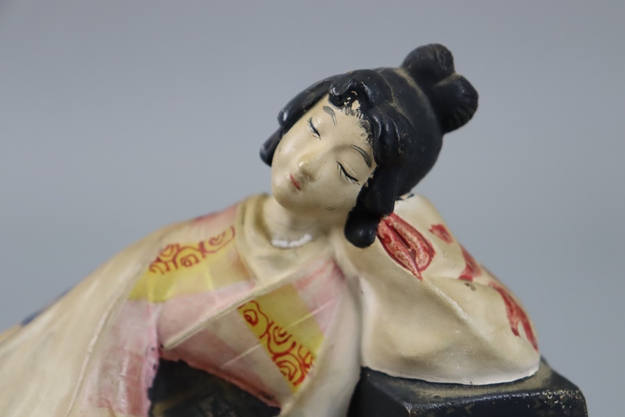 博多人形 遊女 裏隠絵 春画陶器人形 枕絵 置物 細密細工 古美術 博多人形 遊女 裏隠絵 春画陶器人形 枕絵 置物 細密細工 古美術