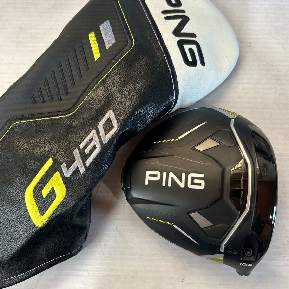 送料無料 良品 PING G430 MAX 10K 10.5° ヘッド単品 カバー付属 ピン ドライバー 管理番号16710