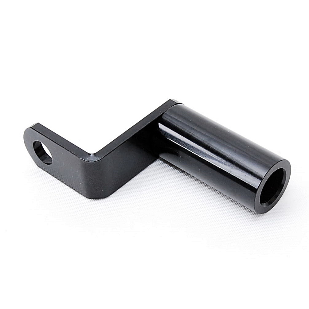 【匿名配送】バイク アルミ ハンドル クランプバー ブラック 拡張ブラケット 拡張 マウント ホルダー ブラケット スマホホルダー 黒 ミラー