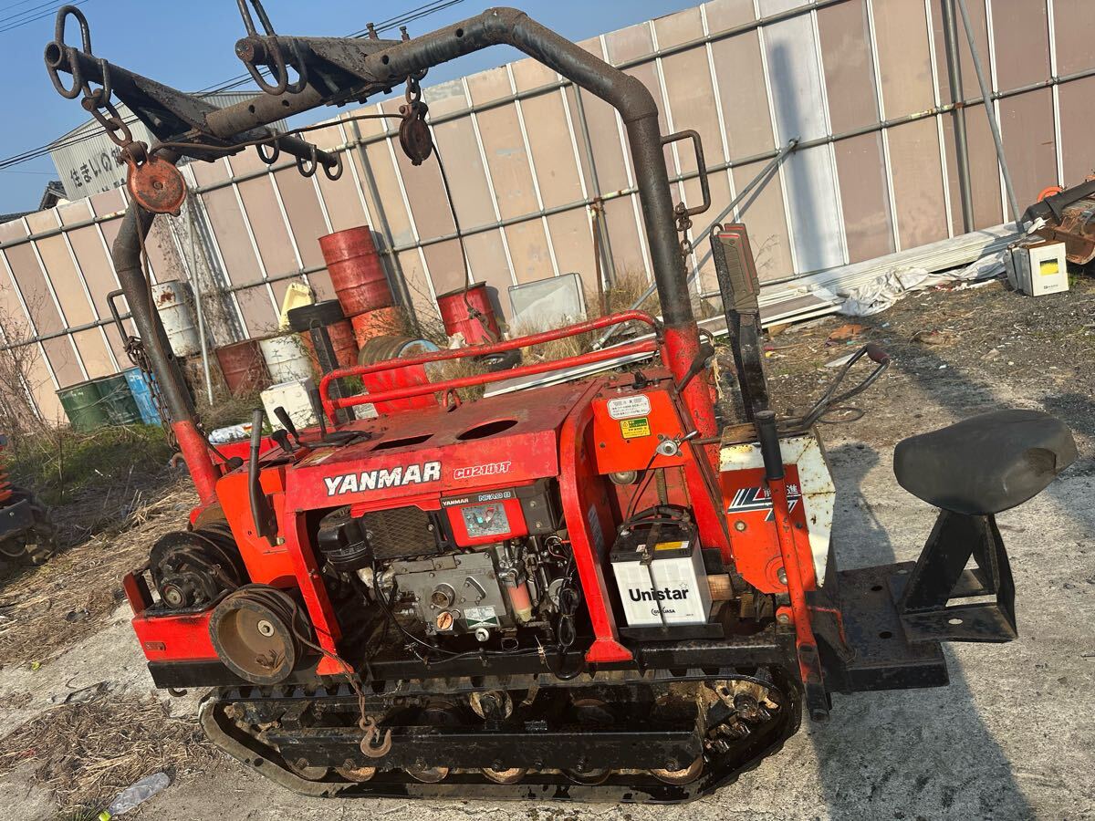 福岡発 林内作業車、集材機、ヤンマーディーゼルCD2101T、セル 福岡発 林内作業車、集材機、ヤンマーディーゼルCD2101T、セル