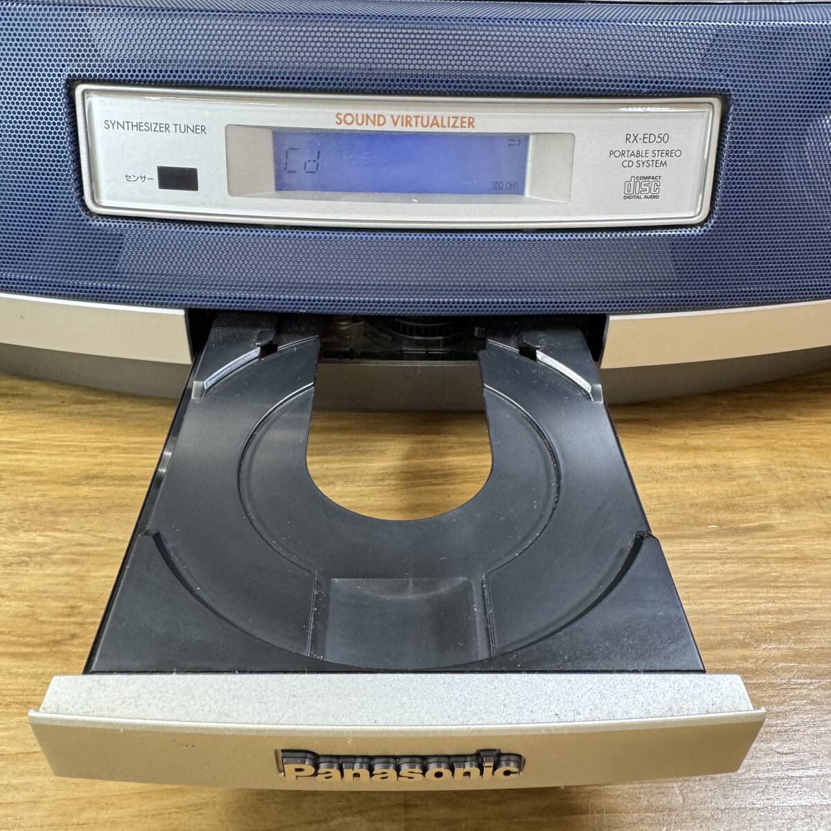 Panasonic Panasonic CD магнитола RX-ED50 портативный стерео CD система CD кассета радио AM/FM CD/ радио рабочее состояние подтверждено 