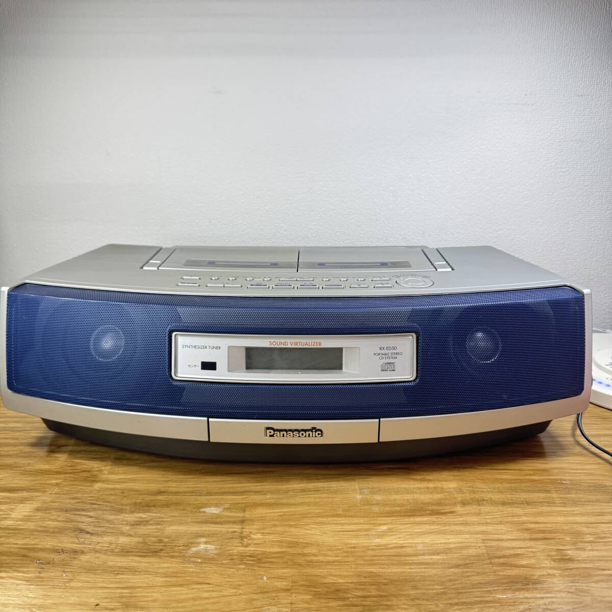 Panasonic Panasonic CD магнитола RX-ED50 портативный стерео CD система CD кассета радио AM/FM CD/ радио рабочее состояние подтверждено 