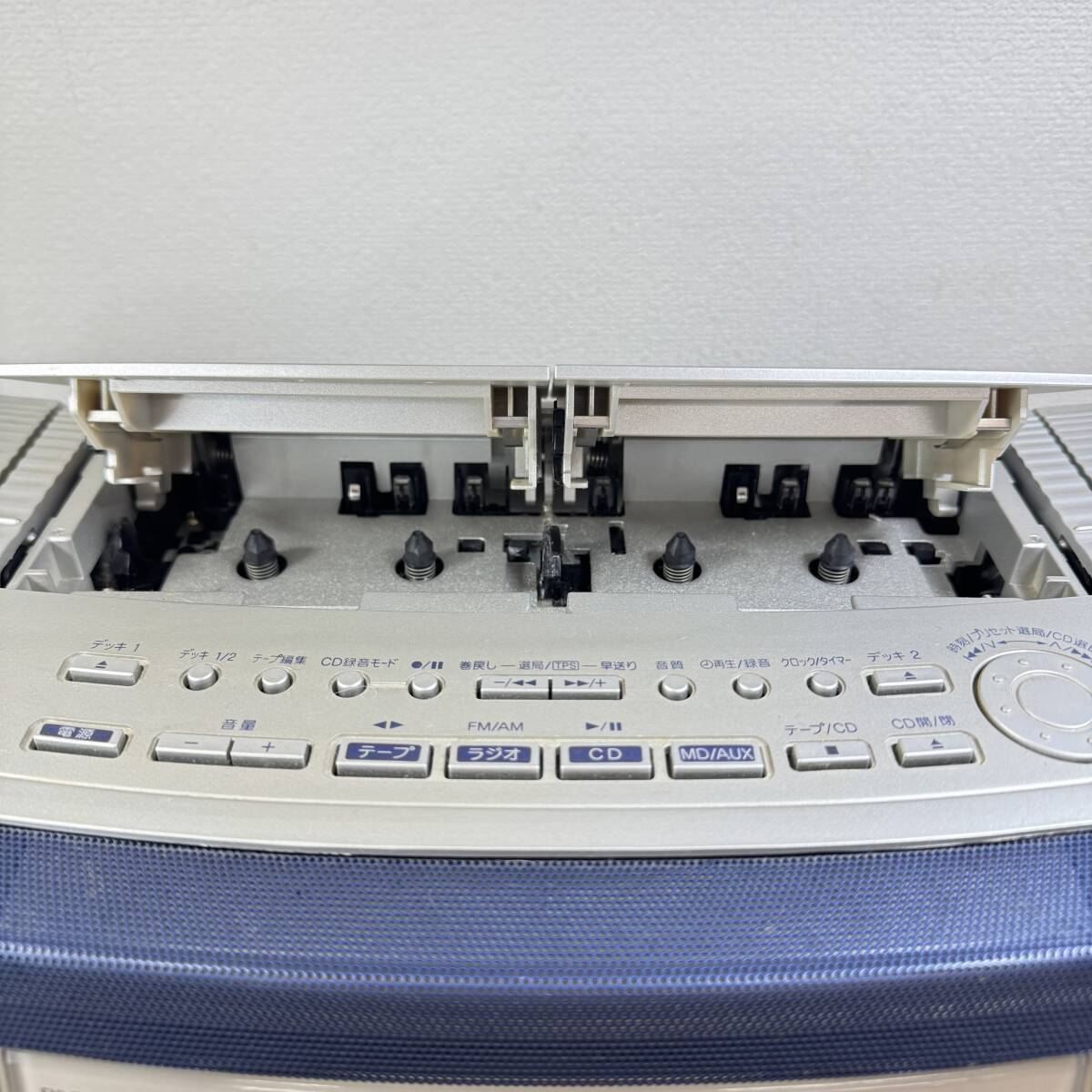 Panasonic Panasonic CD магнитола RX-ED50 портативный стерео CD система CD кассета радио AM/FM CD/ радио рабочее состояние подтверждено 