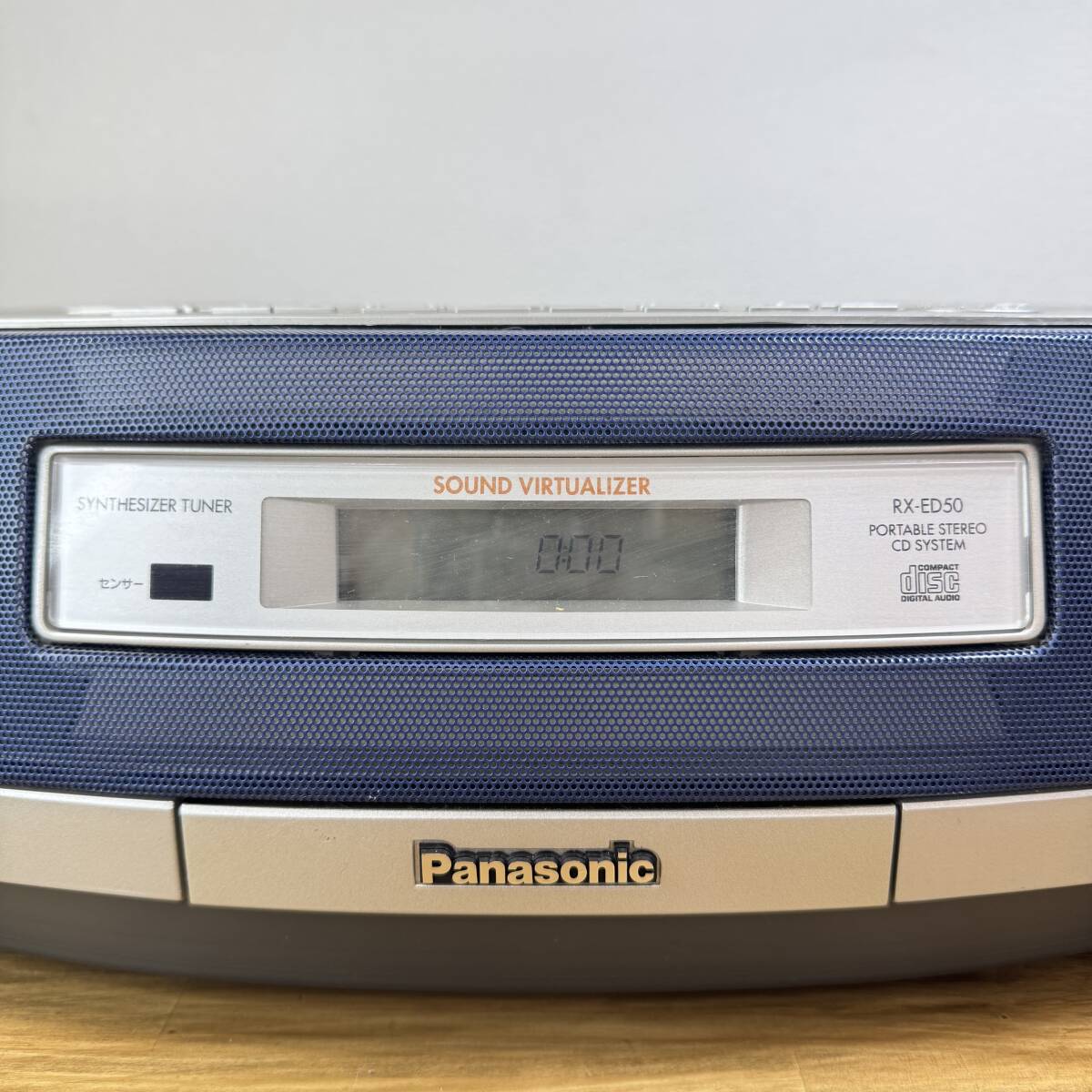 Panasonic Panasonic CD магнитола RX-ED50 портативный стерео CD система CD кассета радио AM/FM CD/ радио рабочее состояние подтверждено 