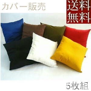 【全國(guó)送料無料】【返品不可】【郵送で発送します】５枚組みセットがお買い得!!座布団カバー５５×５９ｃｍ(カツラギ柄)アイボリー