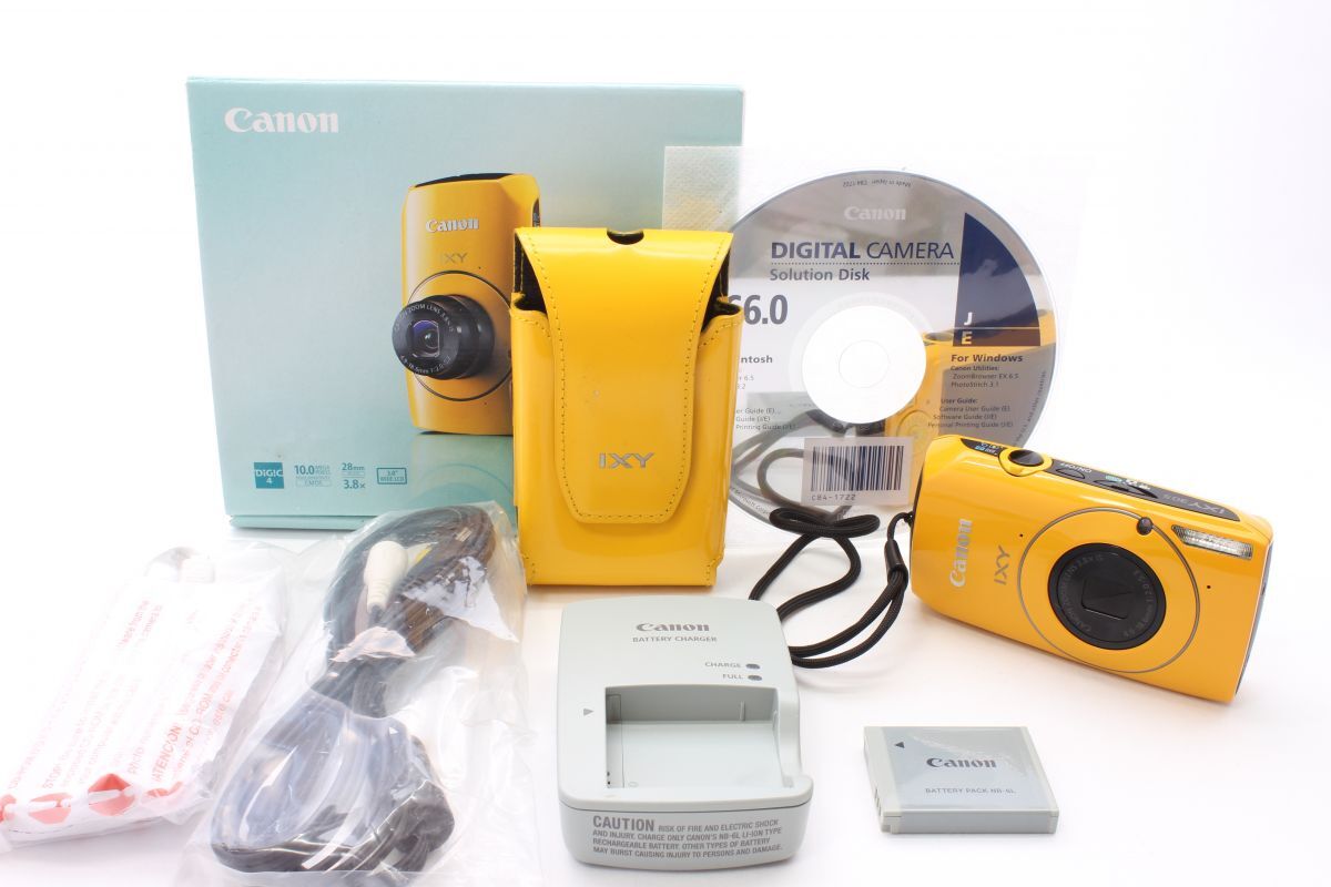 元箱付き 極上品 キヤノン IXY 30S イエロー 【公式通販】