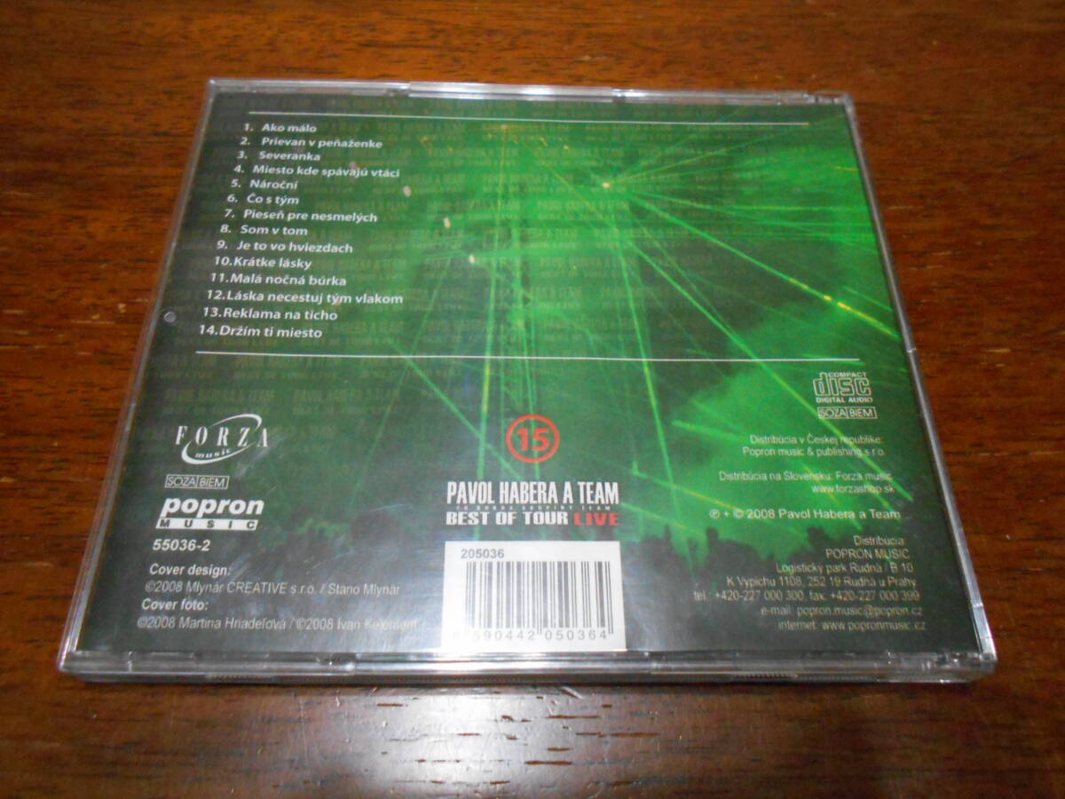 Pavol habera A TEAM / Best Of Tour Live 2008年ライブ盤 スロヴァキア産メロハーの画像3