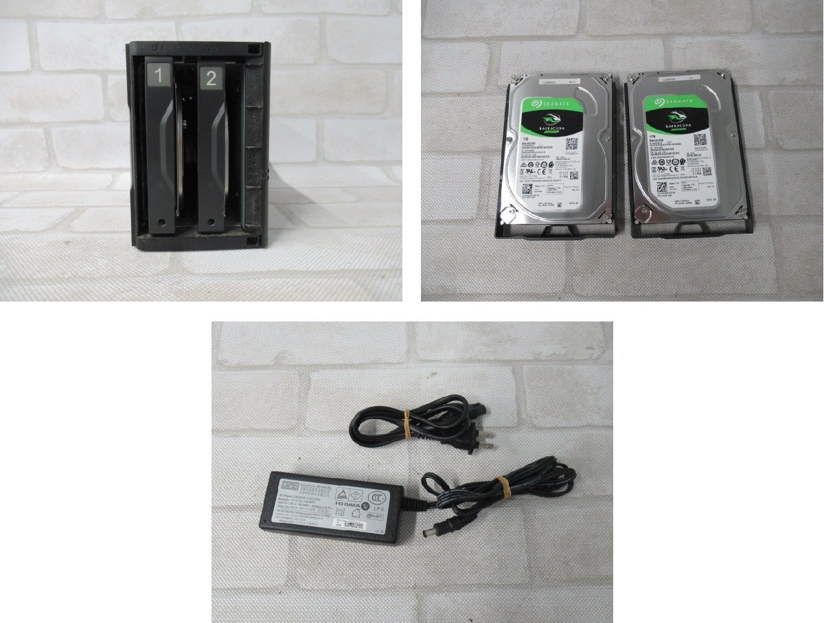 AC0642 Ω новый LA 0272h гарантия иметь IO DATA [ HDL2-AA2W ] двухъядерный CPU установка 2 Drive высокая скорость бизнес NAS 2TB(1TB×2) работа / первый период . settled AC есть 