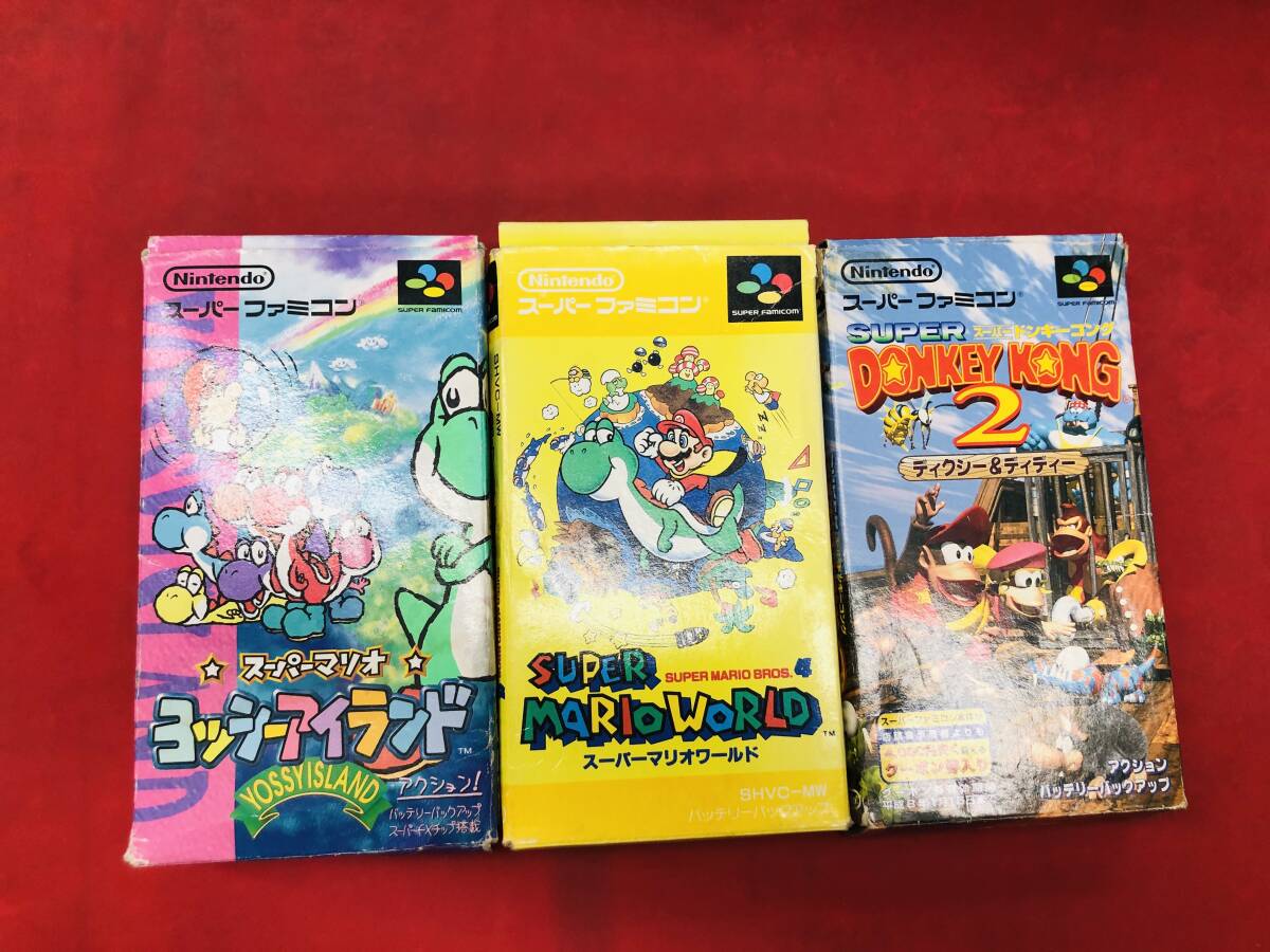 yosi- Islay ndo super Mario world super Donkey Kong 2 коробка мнение функционирование manual есть включение в покупку возможно! быстрое решение! много выставляется! 3 шт. комплект 