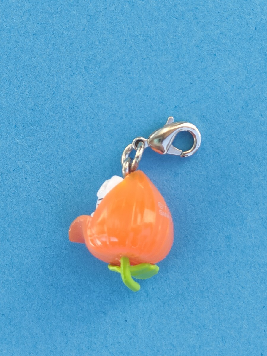 ★美品★レア★大東京限定 ほおずき市 ファスナーマスコット 根付け★ご當(dāng)?shù)廿匹?ハローキティ おねんね 可愛い キーホルダー Sanrio 橙