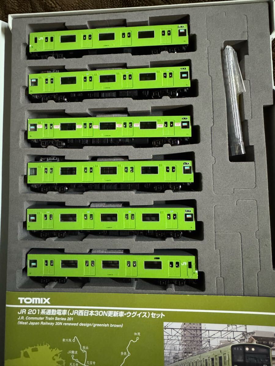 中古品】TOMIX98813 201系JR西日本30N更新車(ウグイス)大和路線6 中古品】TOMIX98813 201系JR西日本30N更新車(ウグイス)大和路線6