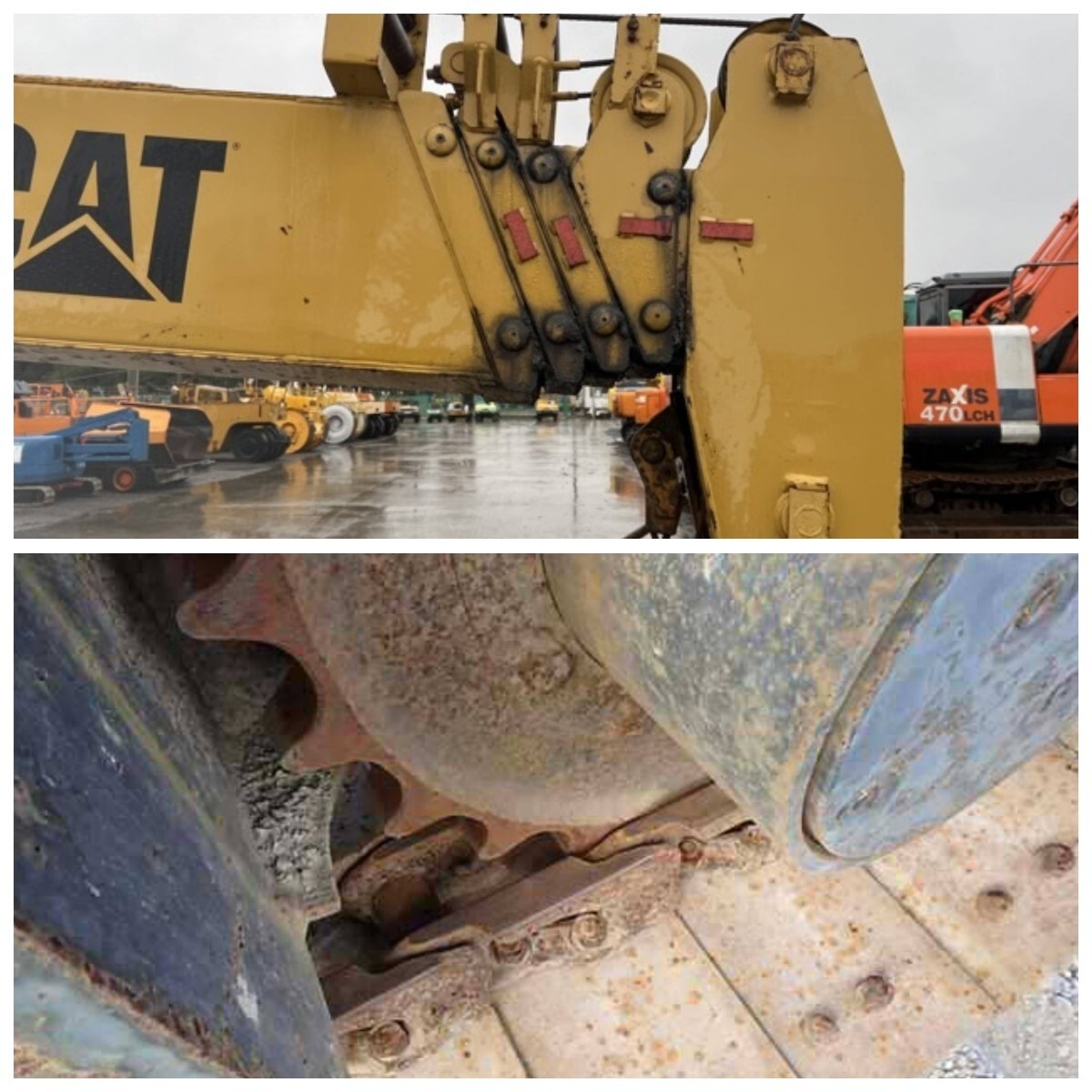 CAT гусеничный ход кран 307 * 4.9t ( тонн ) 5 ступенчатая стрела * * 1214 час * железные гусеницы - резина накладка 450G-PAD Caterpillar * рабочее состояние подтверждено .