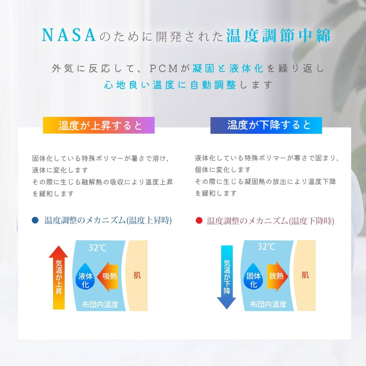 ☆永久消臭・調温掛け布団 ゼミダブル - 新登場! ユーザー好評 長寿命仕様