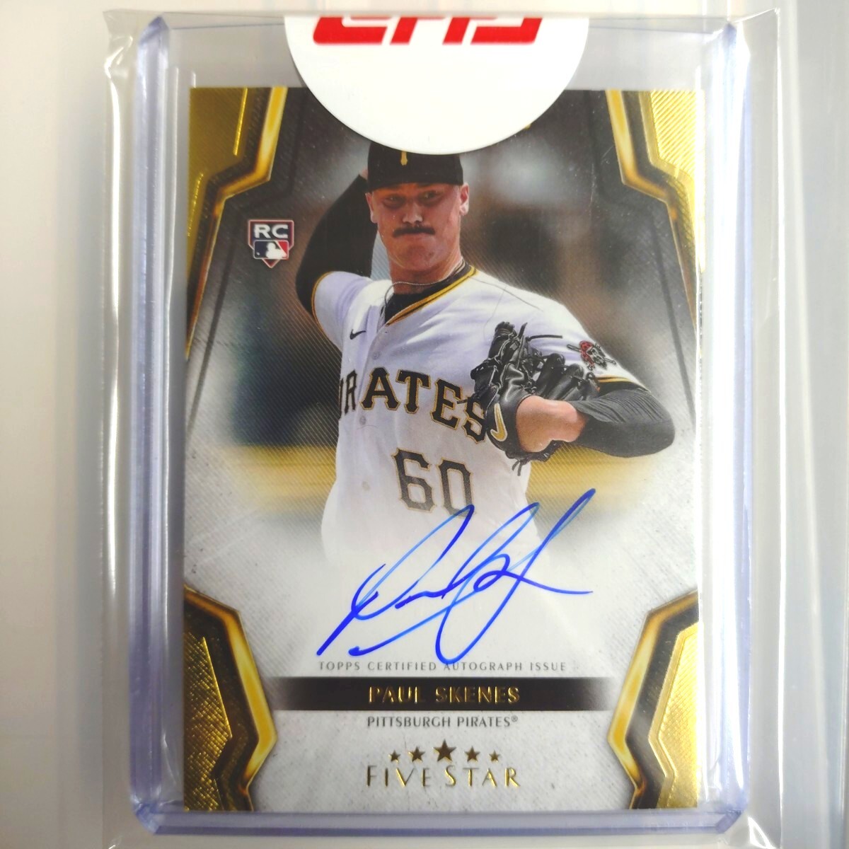 Paul Skenes サイン Five Star カード topps Auto 直筆サイン Paul Skenes サイン Five Star カード topps Auto 直筆サイン