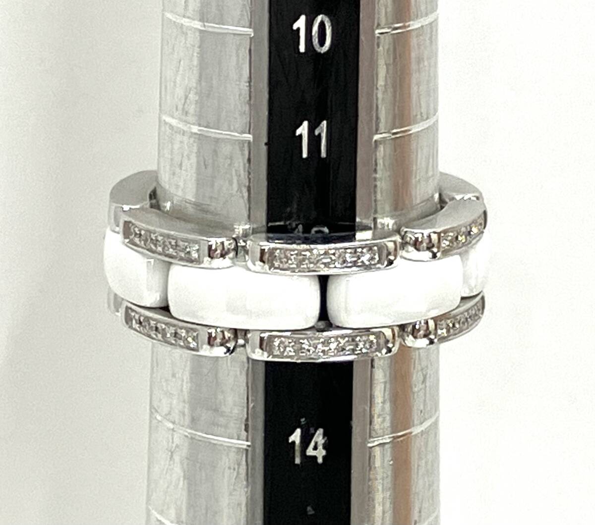 CHANEL シャネル K18WG 750 ダイヤ ウルトラコレクション ウルトラ リング 指輪 9.8g #12.5_画像6